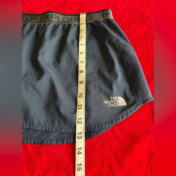 NORTH FACE Blue STRETCH Never Stop Exploring Athletic SKORT No Piling PERFECT 😍 - Picture 4 of 9